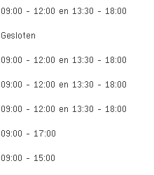 Openingsuren Bloemen Tuincenter Rupel Schelde Schelle