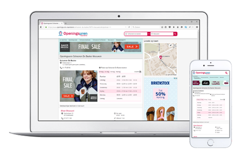 Openingsuren.Vlaanderen responsive